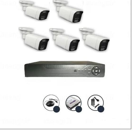 پک 5 دوربین مداربسته 5MP تحت شبکه IP