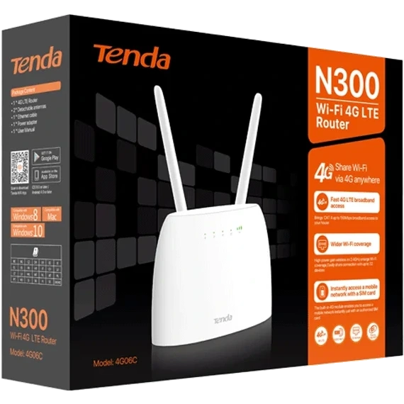 مودم سیمکارتی تندا TENDA N300 مدل 4G06C
