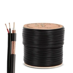 کابل ترکیبی آلیاژ دوربین مداربسته RG59 طول 305 متری 