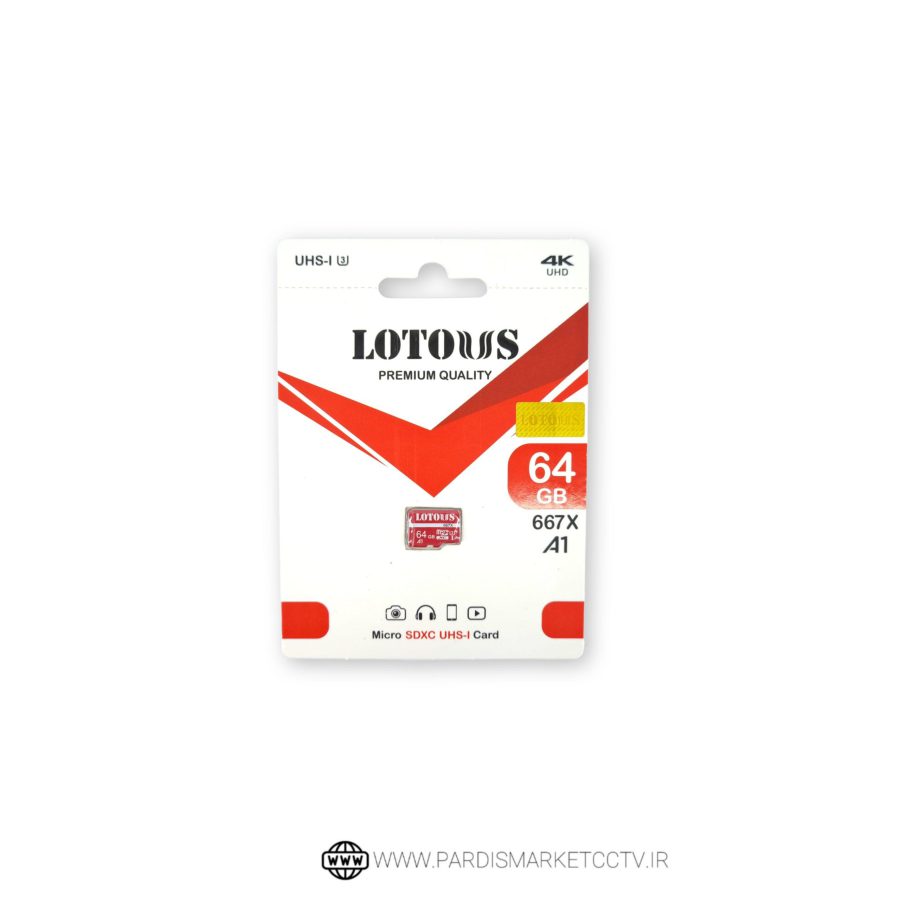 کارت حافظه برند LOTOUS ظرفیت 64 GB