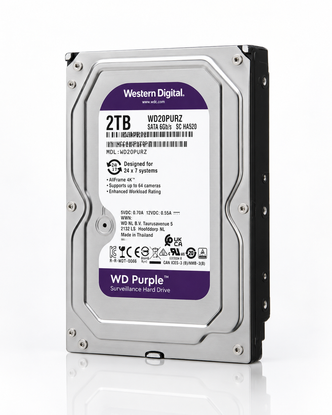 هارد اینترنال وسترن دیجیتال بنفش 2TB (شرکتی)