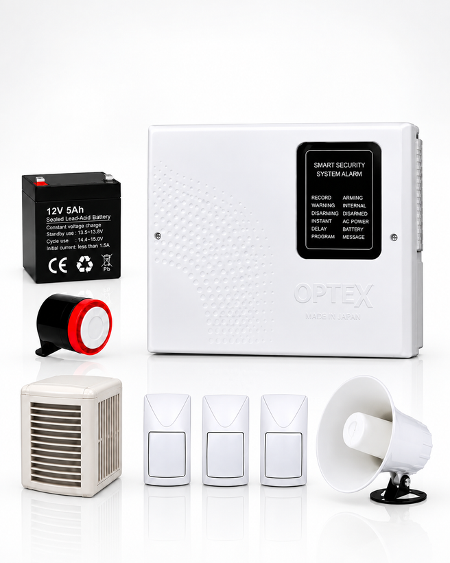 پک دزدگیر اماکن سیم کارتی اوپتکس مدل sp450