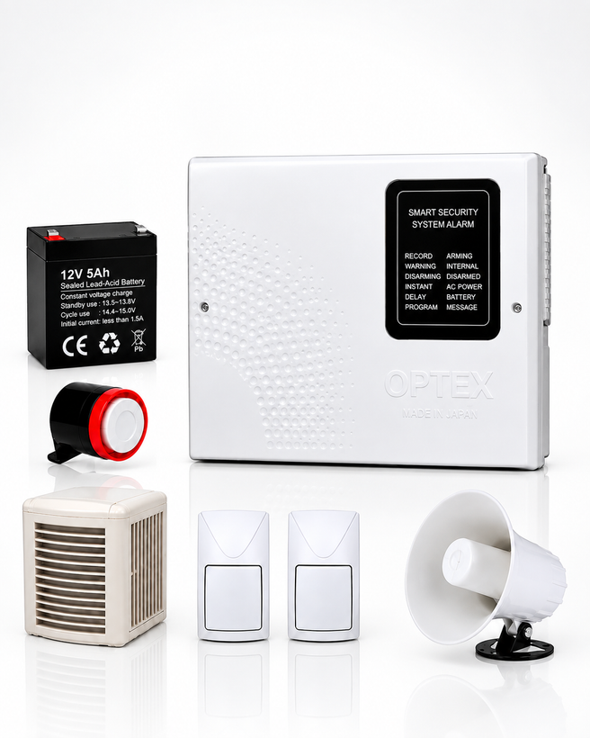پک دزدگیر اماکن سیم کارتی اوپتکس مدل sp450