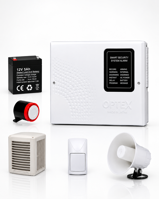 پک دزدگیر اماکن سیم کارتی اوپتکس مدل sp450