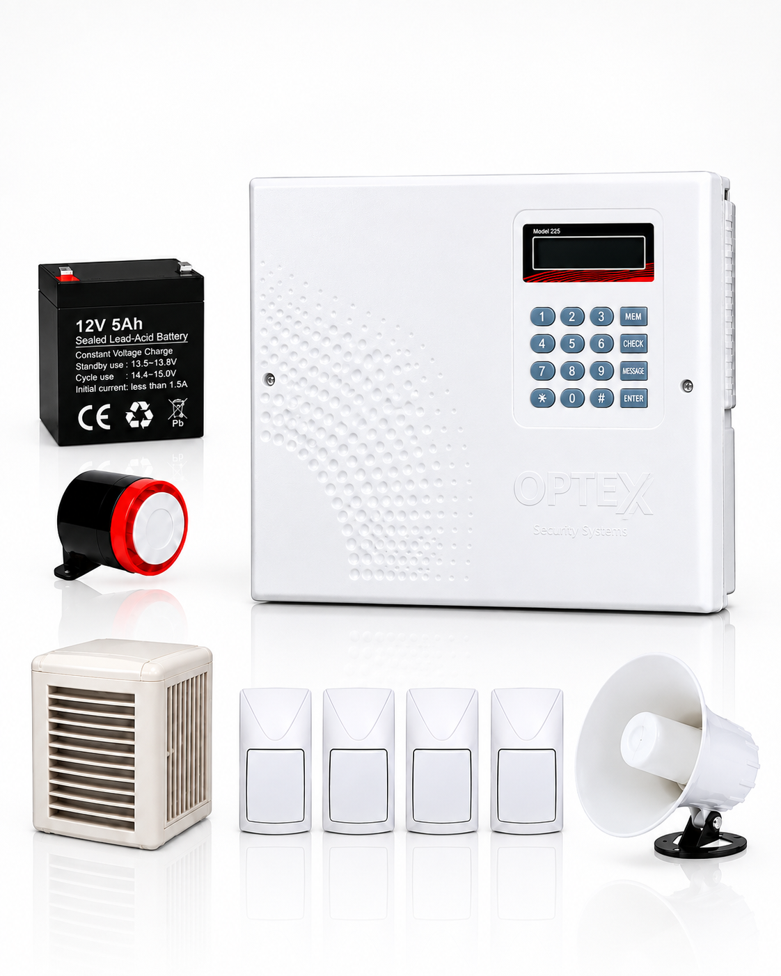 پکیج دزدگیر سیم کارتی اپتکس مدل OPTEX EX1
